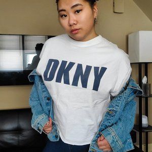 Cropped DKNY shirt